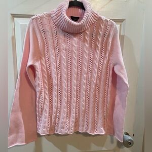Calvin Klein XL beautiful pink turtleneck sweater